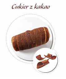 kołacze z cukrem i kakao